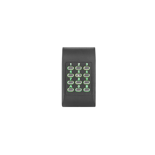 XPR XS-K-MF-RS-X Lector y teclado RFID, Mifare 13.56 MHz, superficie, para controladora WS4, OSDP, IP 65, Black Edition, Protoco