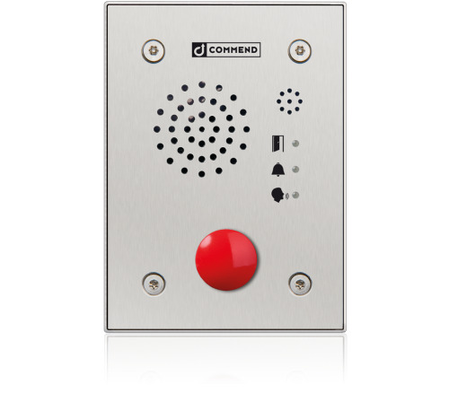 (Y-IB-AP962HTP-S) COMMEND C-EF962H INTERFONO ANTIVANDALICO HÍBRIDO IOIP/SIP, 1 BOTÓN DE LLAMADA + CAJA DE SUPERFICIE