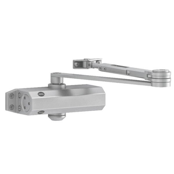 YALE YALE-DOORCLOSER-3500-RET Cierrapuertas de brazo articulado - Instalación de superficie y reversible - Apertura con fuerza r