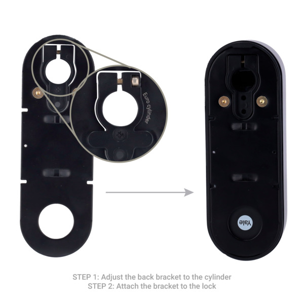YALE YALE-LINUS-L2-B Cerradura girallaves inteligente BLE y WiFi - Invisible desde el exterior - Instalación sin manipular la pu (3)