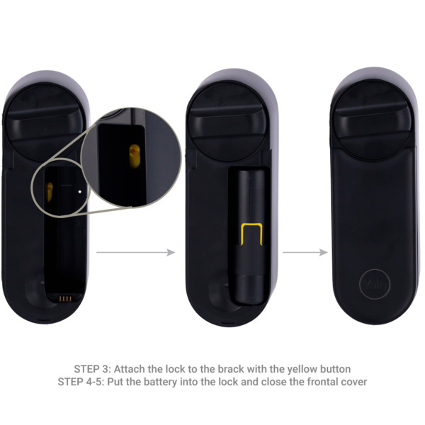 YALE YALE-LINUS-L2-B Cerradura girallaves inteligente BLE y WiFi - Invisible desde el exterior - Instalación sin manipular la pu (5)