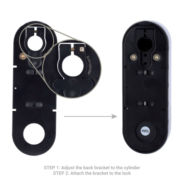 YALE YALE-LINUS-L2-S Cerradura girallaves inteligente BLE y WiFi - Invisible desde el exterior - Instalación sin manipular la pu (3)
