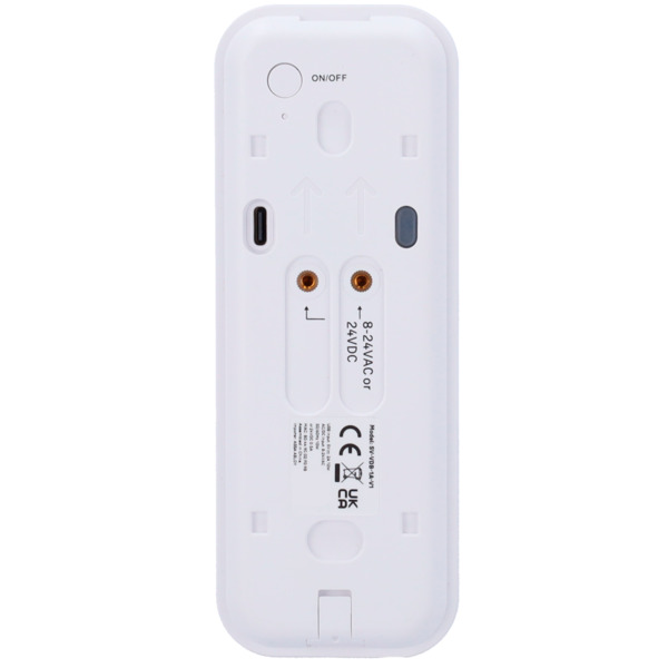 YALE YALE-VIDEODOORBELL Timbre inteligente con vídeo WiFi - Resolución 1080 Full HD panorámica - Audio bidireccional - Detección (5)