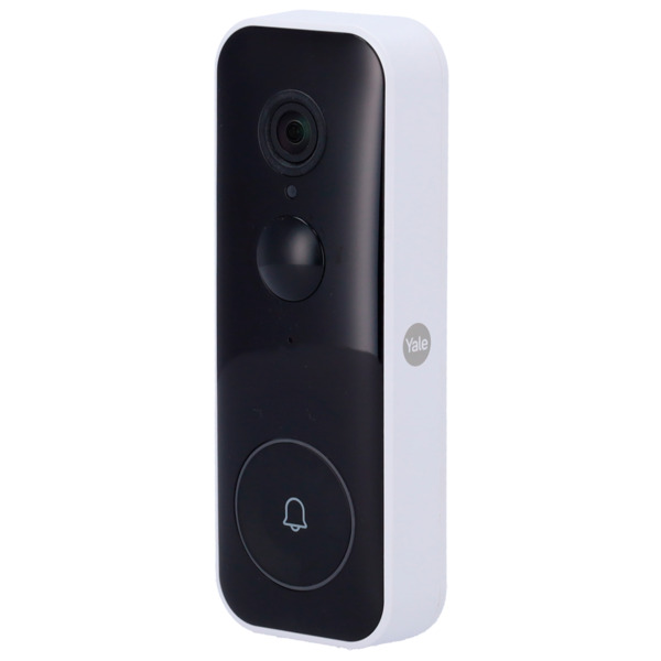 YALE YALE-VIDEODOORBELL Timbre inteligente con vídeo WiFi - Resolución 1080 Full HD panorámica - Audio bidireccional - Detección