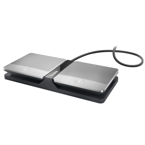 YEALINK YL-CPW90DD10KPACK Micrófono inalámbrico - Rango de captación 3m y 360º - Rango de frecuencias 100Hz -7 KHz - Boton de Mu (3)