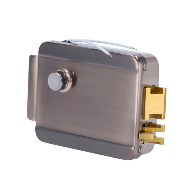 YLI ABK-702A-L Cerradura de superficie electromecánica - Modo apertura Fail Safe (NC) - LED de estado - Autocierre programable - (1)