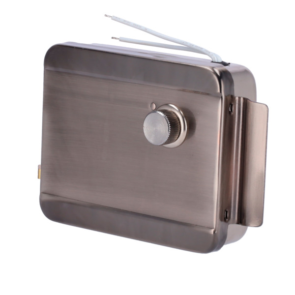 YLI ABK-702A-R Cerradura de superficie electromecánica - Modo apertura Fail Safe (NC) - LED de estado - Autocierre programable - (1)