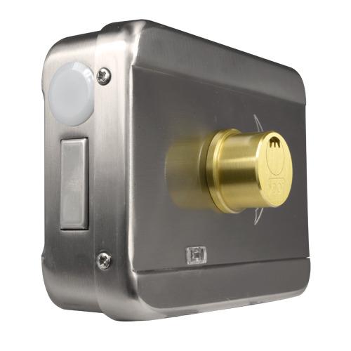 YLI ABK-703B-S Cerradura de superficie electromecánica - Modo apertura Fail Secure (NO) - Apta para instalación sin cajear - LED (7)