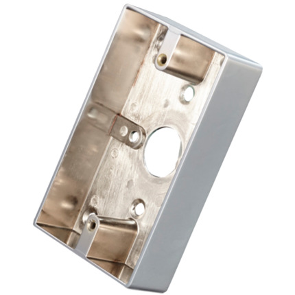Comprar YLI MBB-811D-M Caja para pulsador - Compatible con ISK-841D - Instalación de superficie - Fabricado en aleación de zinc - Resistente y duradero - Orificio para conexiones