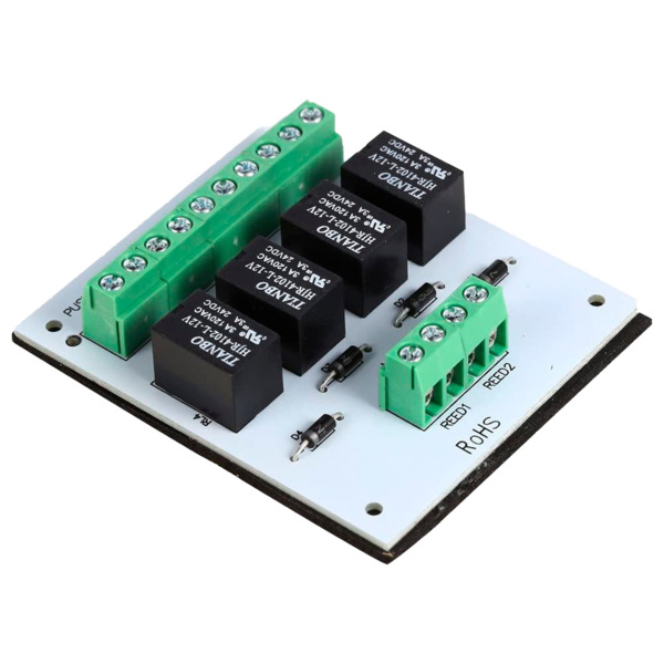 YLI PCB-501 Módulo de relé - Creación de esclusas de dos puertas - Doble salida - Pequeño tamaño - Apto para todo tipo de puerta
