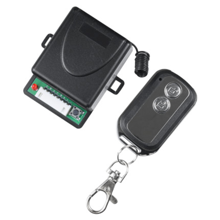 Comprar YLI WBK-400-2-12 Relé inalámbrico con mando - Para puerta de parking - Funcionamiento NO/NC/COM - Frecuencia 433.92 MHz - Hasta 50 metros de transmisión - Fácil instalación