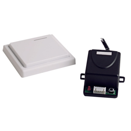Comprar YLI WBK-400RC Relé inalámbrico con pulsador - Para cualquier puerta - Funcionamiento NO/NC/COM - Frecuencia 433.92 MHz - Hasta 50 metros de transmisión - Fácil instalación
