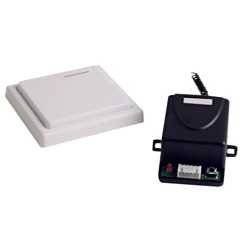 YLI WBK-400RC Relé inalámbrico con pulsador - Para cualquier puerta - Funcionamiento NO/NC/COM - Frecuencia 433.92 MHz - Hasta 5
