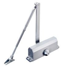 YLI YC82-2 Cierrapuertas - Para apertura izquierda o derecha - Material metálico - Puertas hasta 85 kg - Dos velocidades de cier