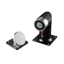 YLI YD-606 Retenedor electromágnetico - Para puerta sencilla - Fuerza de retención 50 Kg - Botón de accionado manual - Alimentac