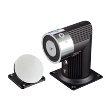 YLI YD-606L Retenedor electromágnetico - Para puerta sencilla - Fuerza de retención 180 Kg - Botón de accionado manual - Aliment