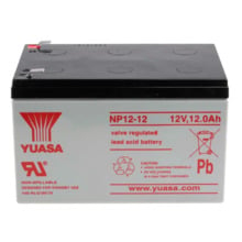 Yusa NP12-12 - Batería recargable - Tecnología plomo ácido AGM - Capacidad 12 Ah / 12 V - 98 x 151 x 97.5 / 4050 g - Para respal