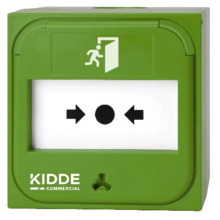 Ziton KIT NC-MC-G Pulsador manual de alarma para sistemas convencionales. Color verde.