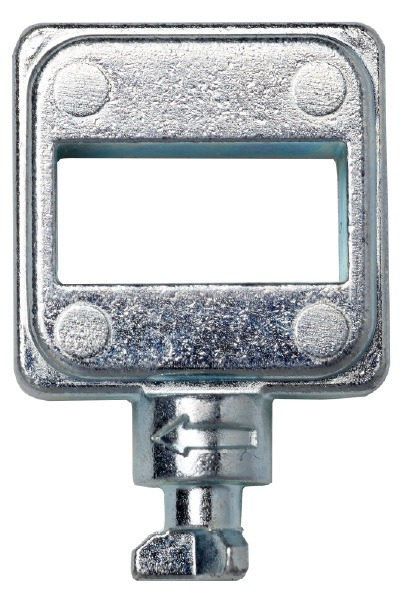 Ziton N-MC-KM Llave metálica para rearme de pulsadores ZP886R, DM3x10R y NC-MC-100-R.