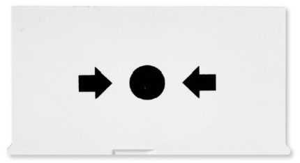 Comprar N-MC-RE Elemento de plástico intercambiable para pulsadores ZP886R, DM3x10R y NC-MC-100-R.