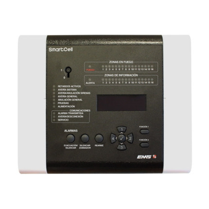 Comprar SCRF-CNT/PT Central de detección de incendios vía radio para 64 dispositivos. Portugués.