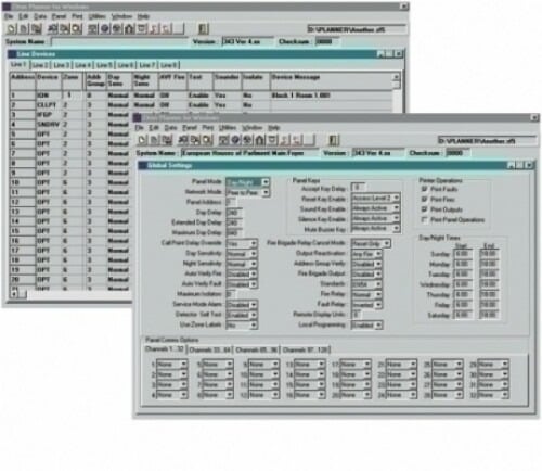 Ziton ZP3-PLW Software Planner para la programación y gestión remota de sistemas ZP3.