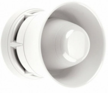 Ziton ZP755HA-2W Sirena interior analógica alimentada desde lazo para sistemas Ziton. Color blanco.