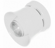 Ziton ZP755HAV-2W Sirena interior analógica con indicador visual (VID) alimentada desde lazo para sistemas Ziton. Color blanco.