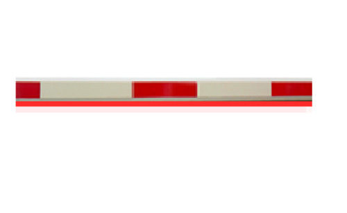 Zkteco ACC-BG1000-BOOM130-L Pluma de 3 metros con Led compatible con barreras serie BG1000.
