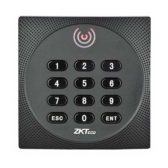 ZKTECO ACC-ER-KR614-OSDP Lector de accesos Dual 125kHz/13,56MHz Teclado OSDP ZKTeco KR614 IP64