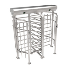 Zkteco FHT2300D-316 Molinete doble bidireccional de altura completa en acero SUS316.