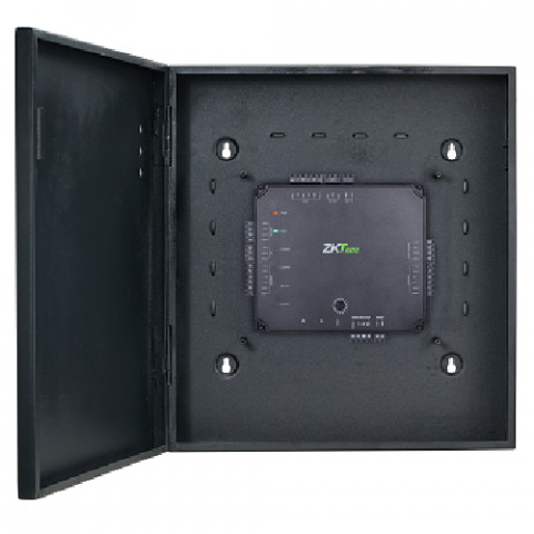 Zkteco KIT ATLAS200-BOX Controladora Webserver de 2 puertas de serie PROX, incluye caja y fuente.
