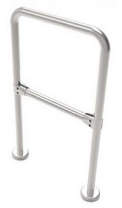 Comprar R10 Cerramiento estrecho acero inoxidable con pasamanos