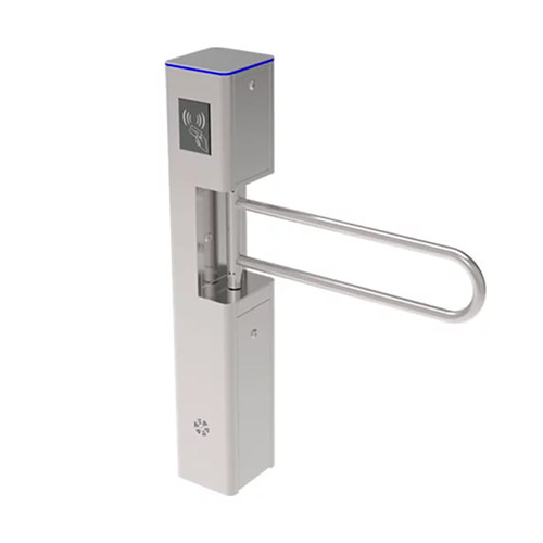 Zkteco SBT2000S-SS-ST Portillo motorizado color gris, bidireccional con pala metálica