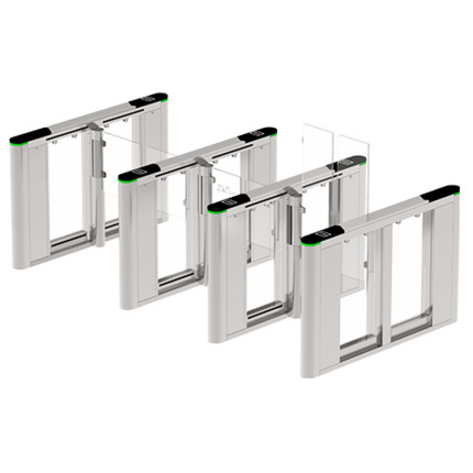 Comprar SBTL8000 Pasillo motorizado tipo barrera oscilante con mueble derecho e izquierdo modular.