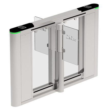 Comprar SBTL8200 Pasillo motorizado tipo barrera oscilante central de dos hojas modular.