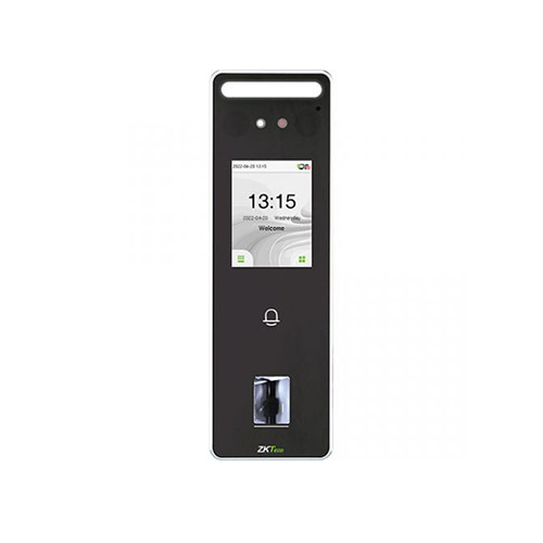 Zkteco V3L-FP Terminal autónomo biométrico facial, huella y proximidad RFID EM 125 Khz, de control de acceso y presencia, IP 65
