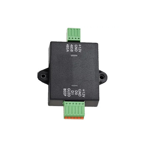 Zkteco WR485 Conversor RS485 a Wiegand para integrar lectores Wiegand sobre el bus RS485 de las C2-260, máximo 4 conversores por