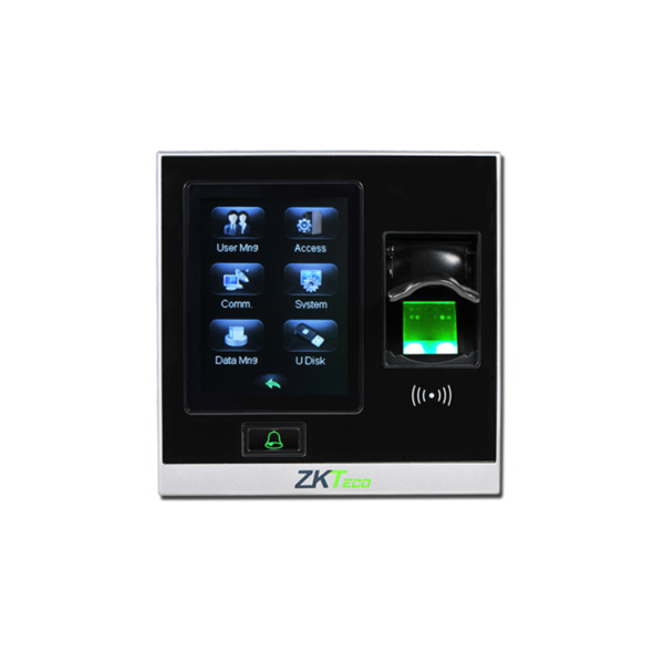 ZKTeco ZK-1 LC-SF420ZLM-B-1 Terminal biométrico para Control de Acceso y Presencia con lector de tarjetas EM 125KHz y pantalla t