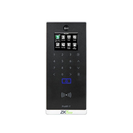 Comprar ZKTeco ZK-165 GL-PRORF-T-1 Terminal RFID ZKTeco para Control de Accesos. Tarjetas RFID 125KHz. Pantalla color TFT-LCD de 2.4". Cámara integrada. Foto de evento. Teclado táctil. Moderna e intuitiva interfaz de usuario. Sencilla gestión y escalabil