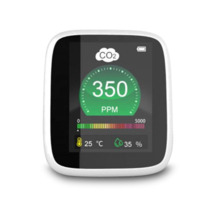 ZKTeco ZK-247 AQD-Mini-C Detector de CO2 ZKTeco de escritorio para el control de la calidad del aire. Portátil y versátil con un