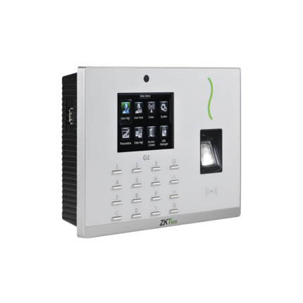 Comprar ZKTeco ZK-26 G2-1 Control de Acceso y Presencia con cámara. Huellas SilkID, Tarjeta EM RFID y teclado. 20.000 huellas/tarjetas. 200.000 registros. TCP/IP, USB-Host. Salida Wegand. Gestión de modo de control de presencia. ZkTimeNet 3.0 Lite | ZkTi