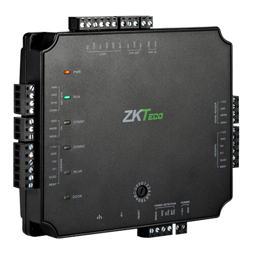 ZKTECO ZK-ATLAS-100 Controladora de acceso PoE - Acceso por tarjeta o contraseña - TCP/IP | Conexión con controladora esclava -