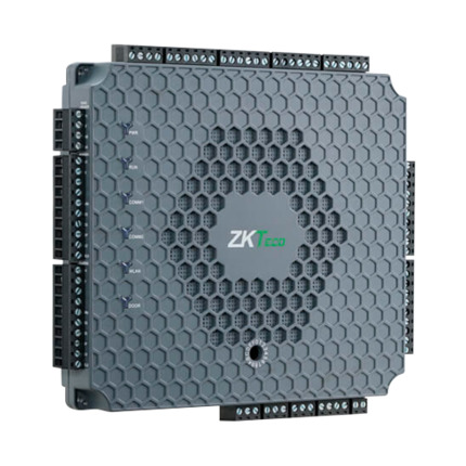Comprar ZKTECO ZK-ATLAS-460 Controladora de acceso biométrica PoE - Acceso por huella, tarjeta, QR o PIN - TCP/IP | Conexión con controladora esclava - 4 lectores por Wiegand | 8 lectores por OSDP - Salida de relé para 4 puertas - Software ATLAS Series e
