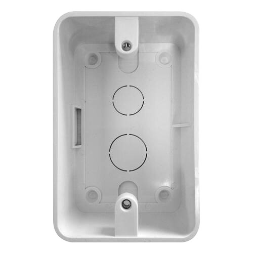 ZKTECO ZK-BOX-FR1500 Caja de conexión - Montaje en superficie - Compatible con lectores ZK-FR1500 - Fabricada en ABS - Color bla