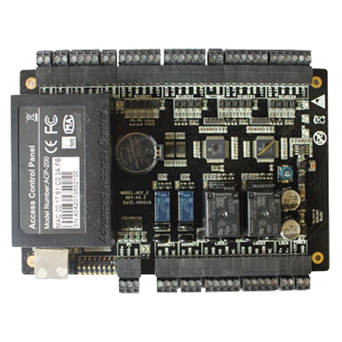 ZKTECO ZK-C3-200 Controladora de acceso RFID - Acceso por tarjeta o contraseña - Comunicación TCP/IP | RS485 - 4 lectores por Wi