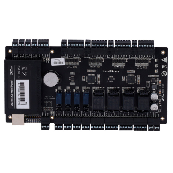 ZKTECO ZK-C3-400PRO Controladora de acceso - Tarjeta, QR o PIN - Comunicación TCP/IP - 4 lectores por Wiegand - Salida de relé p (1)