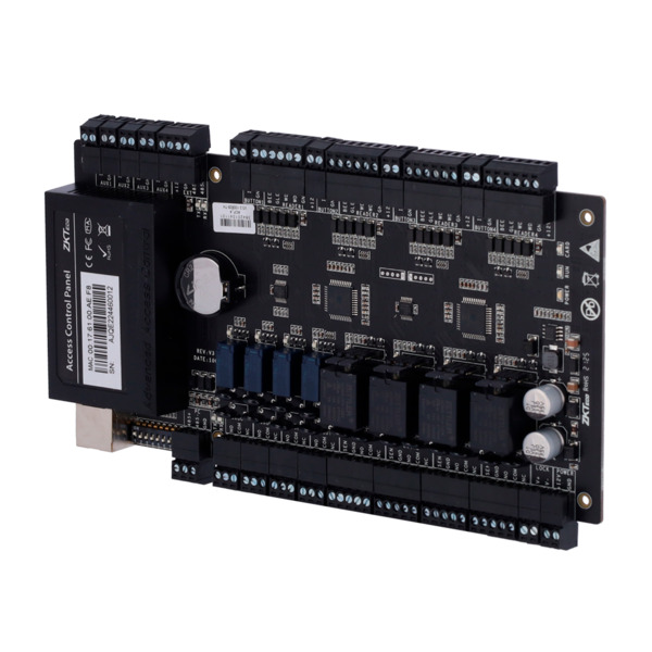 ZKTECO ZK-C3-400PRO Controladora de acceso - Tarjeta, QR o PIN - Comunicación TCP/IP - 4 lectores por Wiegand - Salida de relé p