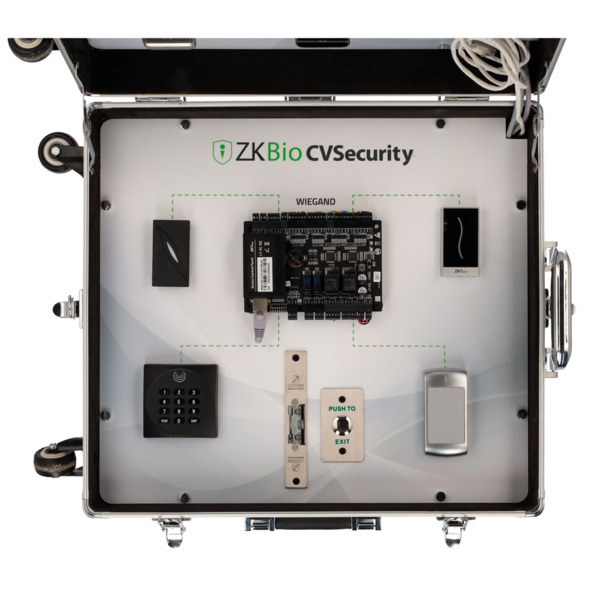 ZKTECO ZK-DEMOKIT-AC Maletín de exposición - Solución de Control de Acceso - Switch para conexión a internet - Licencia gratuita (5)