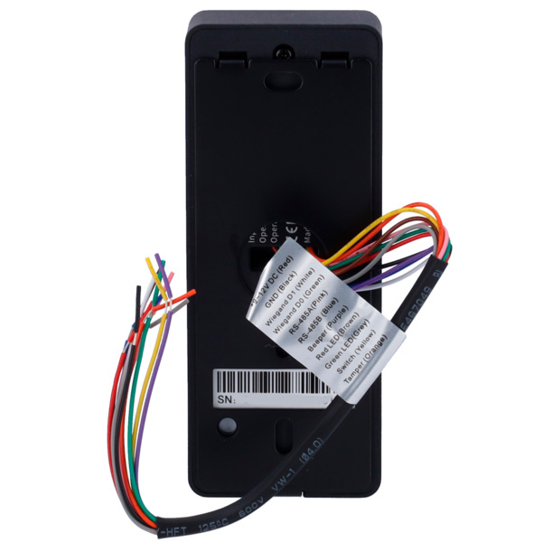 ZKTECO ZK-ER-KR902-ZK Lector de acceso para marcos - Acceso por tarjeta EM/MF DESFire y PIN - Indicador LED y acústico - Wiegand (5)